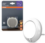OSRAM Konnektorba dugható LED éjszakai irányfény alkonyérzékelővel, 0.3W 3000K 3lm, fehér Lunetta Osram (4099854530616)