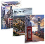 Ars Una Füzet vonalas ARS UNA A/4 40 lapos Extra kapcsos Cityscape 5593 (53115935) - fotoland