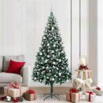 vidaXL Brad de Craciun artificial Verde 210 cm PVC si Otel si Plastic GartenMobel Dekor (3396276)