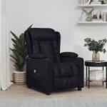 vidaXL Fotoliu rabatabil electric, negru, piele ecologica GartenMobel Dekor (3098801)