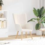 vidaXL fotoliu Crem 62 x 67 x 95, 5 cm Tesatura Sherpa GartenMobel Dekor (42001778)