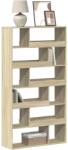 vidaXL Biblioteca, stejar sonoma, 100x33x187, 5 cm, lemn prelucrat GartenMobel Dekor (3309350) Biblioteca