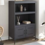 vidaXL Dulap înalt, antracit, 68x39x113 cm, otel GartenMobel Dekor (842972) Comoda