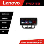 Lenovo Navigatie BMW Seria 1 E87 2007-2011 12.3 inch QLED Android 4G 8+256GB (KIT-bmw117-manual+PRO-12.3-8+256)