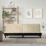 vidaXL Canapea extensibila, crem, material textil GartenMobel Dekor (351916) Canapea