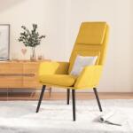 vidaXL Scaun de relaxare, galben mustar, material textil GartenMobel Dekor (341319)