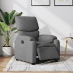 vidaXL Fotoliu rabatabil electric, gri închis, material textil GartenMobel Dekor (3204801)