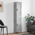 vidaXL Dulap înalt, gri beton, 34, 5x34x180 cm, lemn prelucrat GartenMobel Dekor (3200469) Comoda