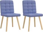 vidaXL Scaune de sufragerie 2 buc tesatura Jeans Blue GartenMobel Dekor (4101101)