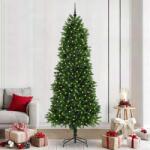 vidaXL Brad de Craciun cu 300 LED cu suport Verde 240 cm PE GartenMobel Dekor (3396350)