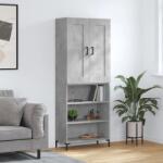 vidaXL Dulap înalt, gri beton, 69, 5x34x180, lemn compozit GartenMobel Dekor (3200069) Comoda