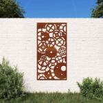 vidaXL Decor perete gradina 105x55 cm design roti zimtare otel Corten GartenMobel Dekor (824492)