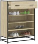 vidaXL Pantofar, stejar sonoma, 75x38x97, 5 cm, lemn prelucrat/metal GartenMobel Dekor (3300876) Pantofar