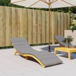 vidaXL Perna de sezlong, gri, 200x70x3 cm, textil oxford GartenMobel Dekor (314219)