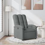 vidaXL Fotoliu rabatabil gri închis, material textil GartenMobel Dekor (3205381)