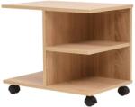 vidaXL Raft rulant, 50 x 35 x 42 cm, stejar GartenMobel Dekor (245723) Biblioteca