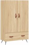 vidaXL Dulap înalt, stejar Sonoma, 69, 5x31x115 cm, lemn prelucrat GartenMobel Dekor (828207) Comoda