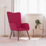 vidaXL Scaun de relaxare, rosu vin, catifea GartenMobel Dekor (327660)