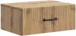 vidaXL Noptiera suspendata cu sertar, stejar artizanal, 49 x 34, 5 x 20 cm (898973)