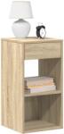vidaXL Noptiere cu sertar 2 buc. Stejar Sonoma 35x34x66, 5 cm GartenMobel Dekor (858718)
