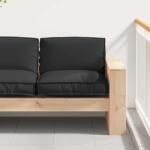 vidaXL Perna Negru 80 x 80 x 12 cm Material Oxford GartenMobel Dekor (42001512)