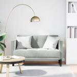 vidaXL Canapea loveseat, gri deschis, 111 cm, catifea GartenMobel Dekor (4100570) Canapea