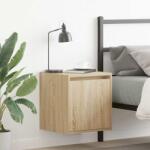 vidaXL Noptiera montata pe perete Stejar Sonoma 38x34x40 cm GartenMobel Dekor (861233)