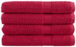 vidaXL Prosoape premium SOLUND 4 buc. rosu 100x200 cm 600 gsm GartenMobel Dekor (137414) Prosop