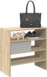 vidaXL Rafturi pantofi 2 buc Stejar Sonoma stivuibile 60x30x30, 5 cm GartenMobel Dekor (858862) Pantofar