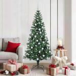 vidaXL Pom de Craciun artificial pre-iluminat cu 300 LED Verde 180 cm GartenMobel Dekor (3396765)