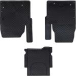 vidaXL Covor pentru masina 3 pcs Negru Cauciuc GartenMobel Dekor (42029108)
