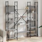 vidaXL Biblioteca, gri sonoma, 155, 5x24x166, 5 cm, lemn prelucrat GartenMobel Dekor (838861) Biblioteca