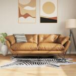 vidaXL Covor alb-negru, 120x170 cm, model zebra lavabil anti-alunecare GartenMobel Dekor (136623) Covor