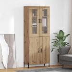 vidaXL Bufet Stejar Artizanal 69, 5 x 34 x 180 cm Lemn compozit GartenMobel Dekor (3416036) Comoda