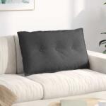 vidaXL Perna pentru spate Gri închis 80 x 50 cm Tesatura din corduroy GartenMobel Dekor (42014737)