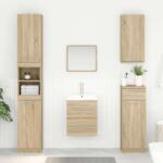 vidaXL Dulap de chiuveta Stejar Sonoma 38, 5 x 41 x 48 cm Lemn compozit GartenMobel Dekor (880446)