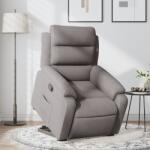 vidaXL Fotoliu rabatabil cu ridicare pe verticala, gri taupe, textil GartenMobel Dekor (3204988)