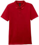 Gildan GIL64800 Softstyle női dupla Piqué póló GIL64800-Cherry Red