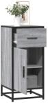 vidaXL Dulap, gri sonoma, 35, 5x35x76 cm, lemn prelucrat si metal GartenMobel Dekor (848962) Comoda