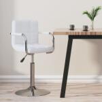 vidaXL Scaun de bar, alb, piele ecologica GartenMobel Dekor (334563)