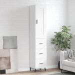 vidaXL Dulap înalt, alb, 34, 5x34x180 cm, lemn prelucrat GartenMobel Dekor (3200209) Comoda
