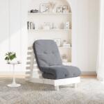 vidaXL Canapea futon cu saltea, alb, 60x206x11 cm, lemn masiv de pin GartenMobel Dekor (846747) Canapea