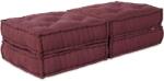 vidaXL Perna 2 pcs Rosu 70 x 70 x 36 cm Poliester GartenMobel Dekor (3315075)