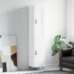 vidaXL Dulap înalt, alb, 34, 5x34x180 cm, lemn prelucrat GartenMobel Dekor (3200105) Comoda