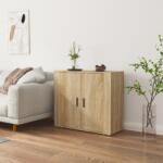 vidaXL Dulap, stejar sonoma, 80x33x70 cm, lemn compozit GartenMobel Dekor (816563) Comoda