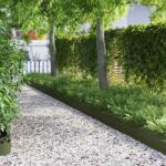 vidaXL Borduri pentru gazon 20 pcs Verde masliniu 103 x 0, 05 x 22 cm GartenMobel Dekor (874817)