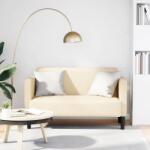 vidaXL Canapea Loveseat crem 109 cm tesatura velur GartenMobel Dekor (4100524) Canapea