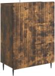 vidaXL Bufet Stejar fumuriu 66 x 34, 5 x 91, 5 cm Lemn prelucrat GartenMobel Dekor (894400) Comoda