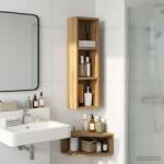 vidaXL Dulap de perete pentru baie Stejar artizanal 20 x 14 x 70 cm GartenMobel Dekor (889302)