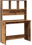 vidaXL Birou cu rafturi, lemn vechi, 102x45x148 cm, lemn prelucrat GartenMobel Dekor (855834)